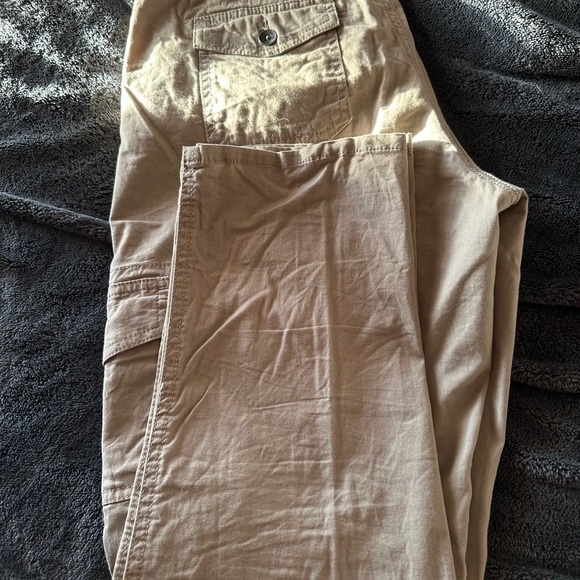 Sonoma Women's Light Brown Cargo Pants - Picture 2 of 6